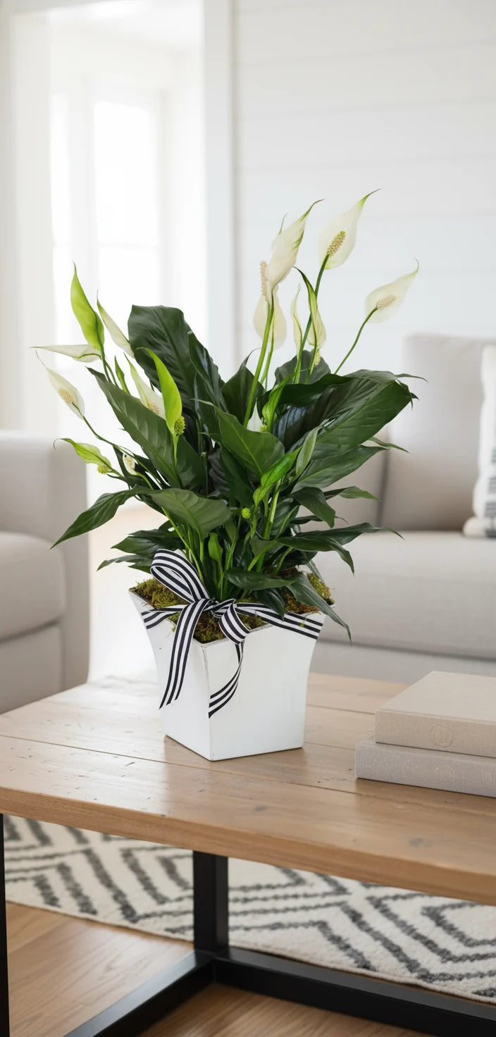 Peace Lily - Low-Maintenance Live Houseplant